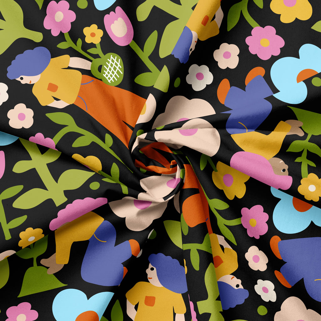 Garden Girl | Fabric by the Metre